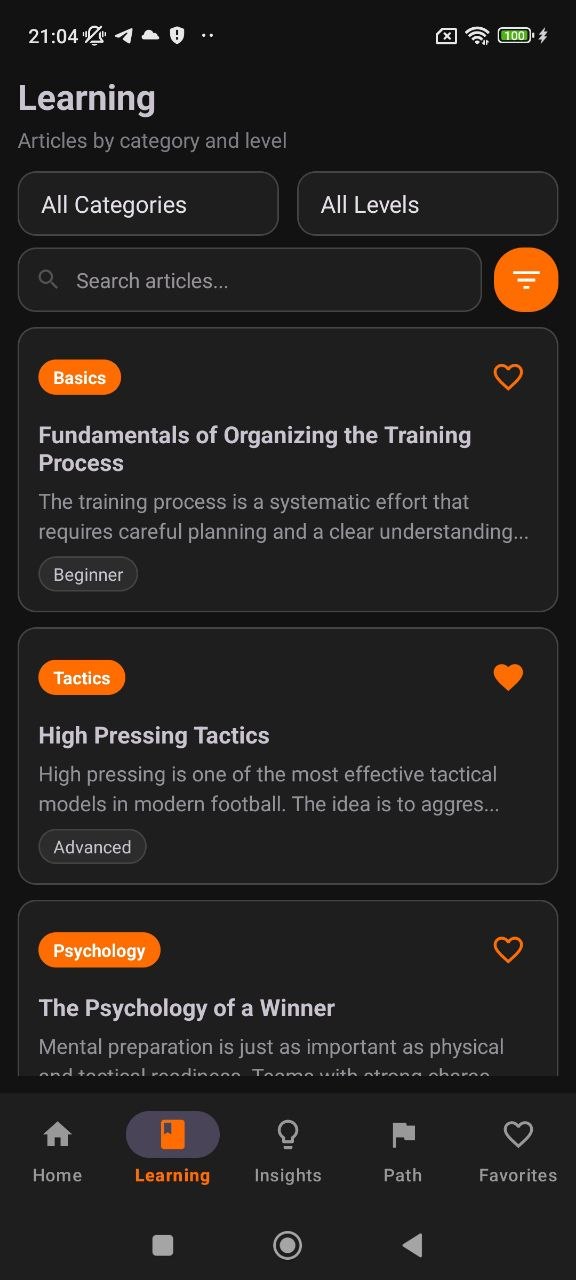 Article modal screen